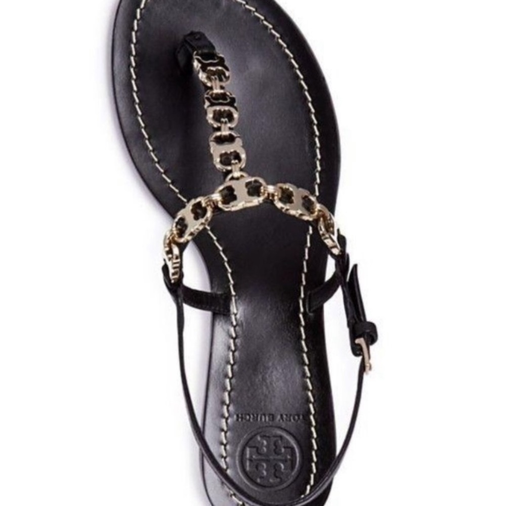 Tory Burch Gemini t-strap chain sandal